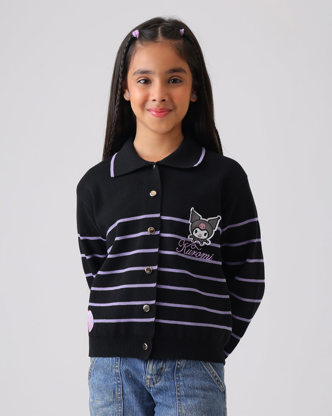 Hello Kitty Kuromi Regular Fit Sweater Girls