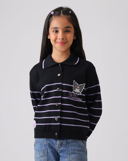 Hello Kitty Kuromi Regular Fit Sweater Girls