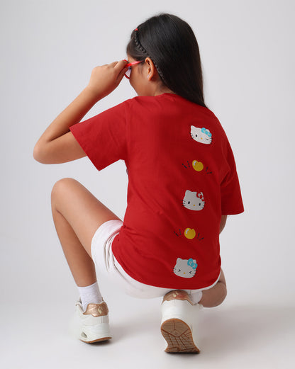 Hello Kitty Relaxed Fit Tshirt Girls