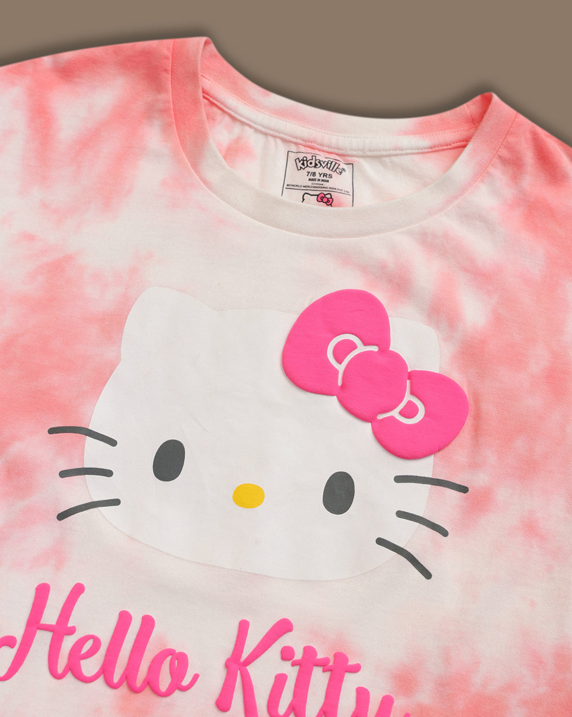 Hello Kitty Printed Regular Fit Tshirt For Girls