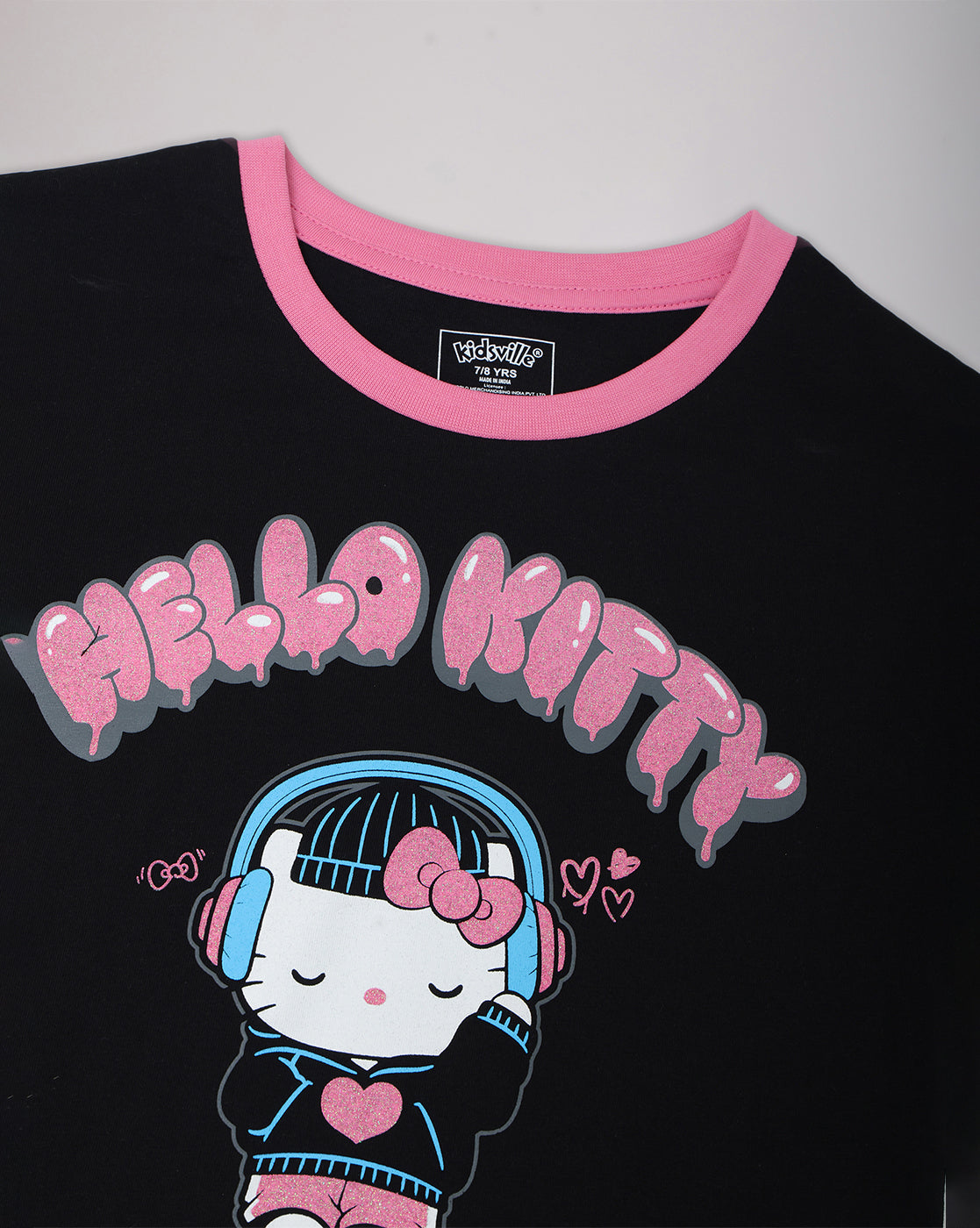Hello Kitty Relaxed Fit Tshirt Girls