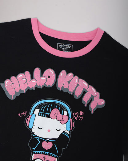 Hello Kitty Relaxed Fit Tshirt Girls