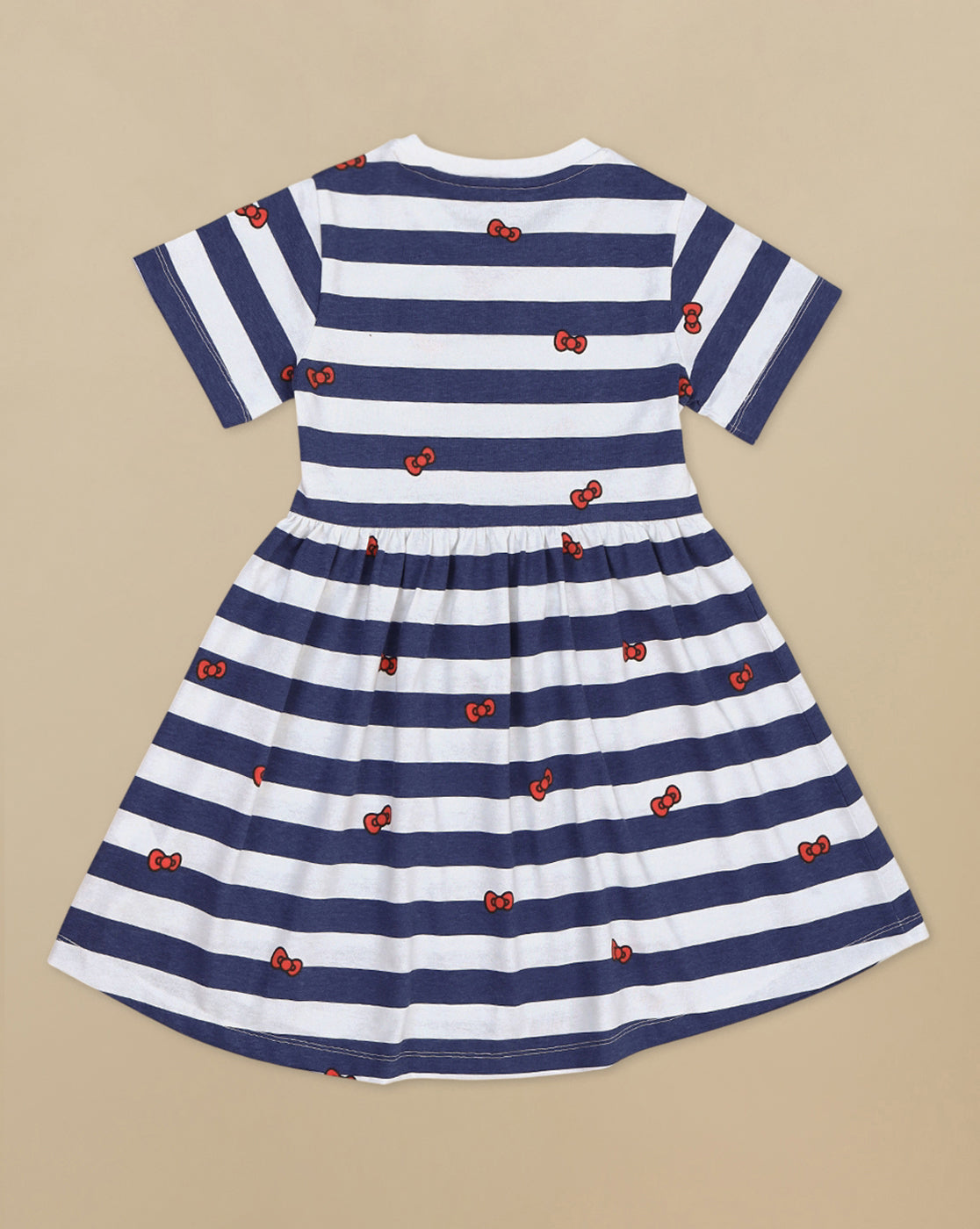Hello Kitty Printed Regular Fit Dress For Girls