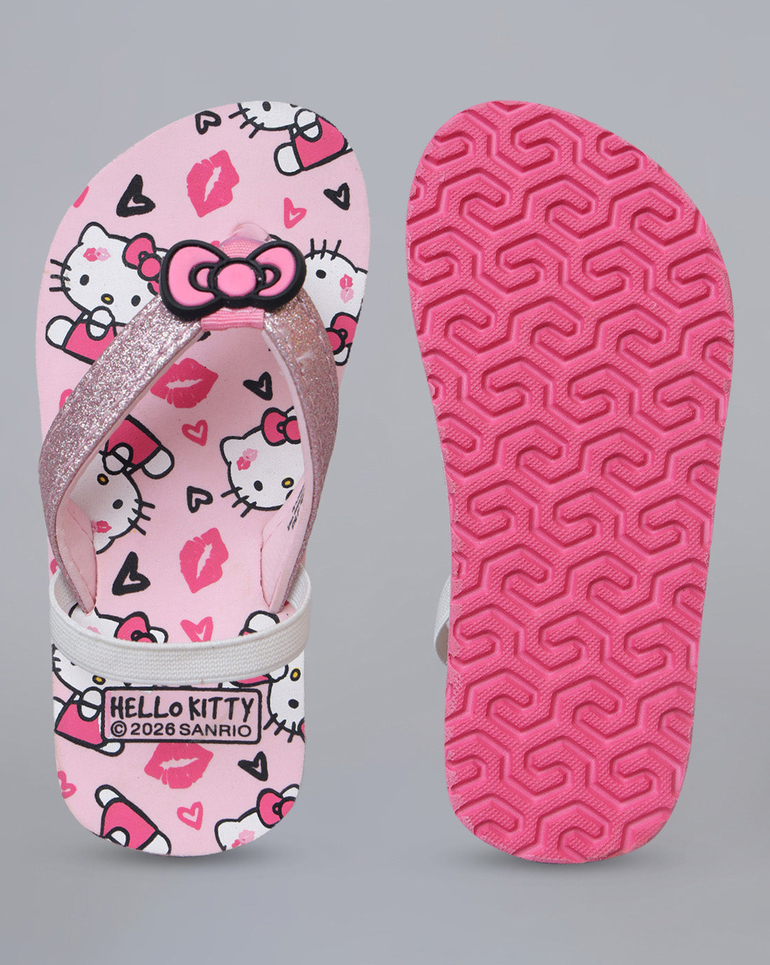Hello Kitty Printed Flipflops for Girls