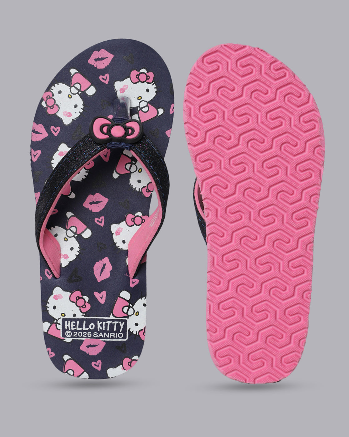Hello Kitty Printed Flipflops for Girls
