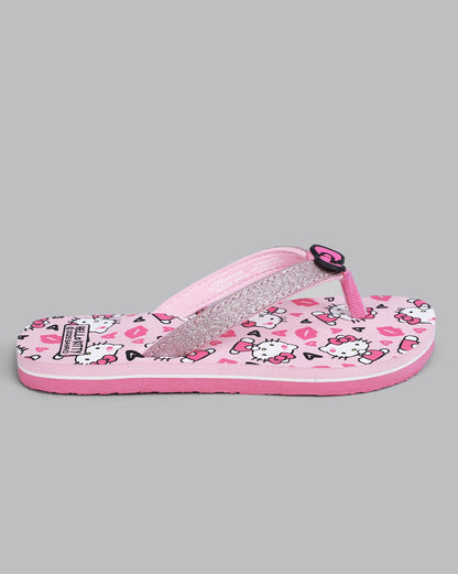 Hello Kitty  Pink Flip-Flops  Kids Girls