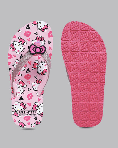 Hello Kitty  Pink Flip-Flops  Kids Girls