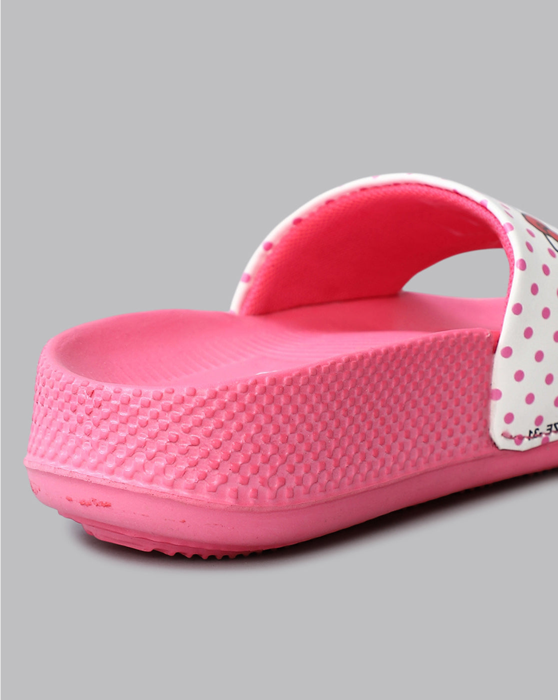 Hello Kitty Printed Pink Sliders for Girls