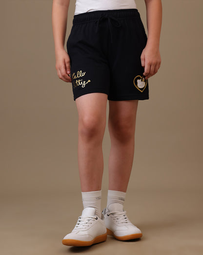 Hello Kitty  Regular Fit Shorts  Girls