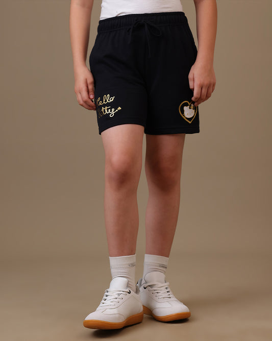 Hello Kitty  Regular Fit Shorts  Girls