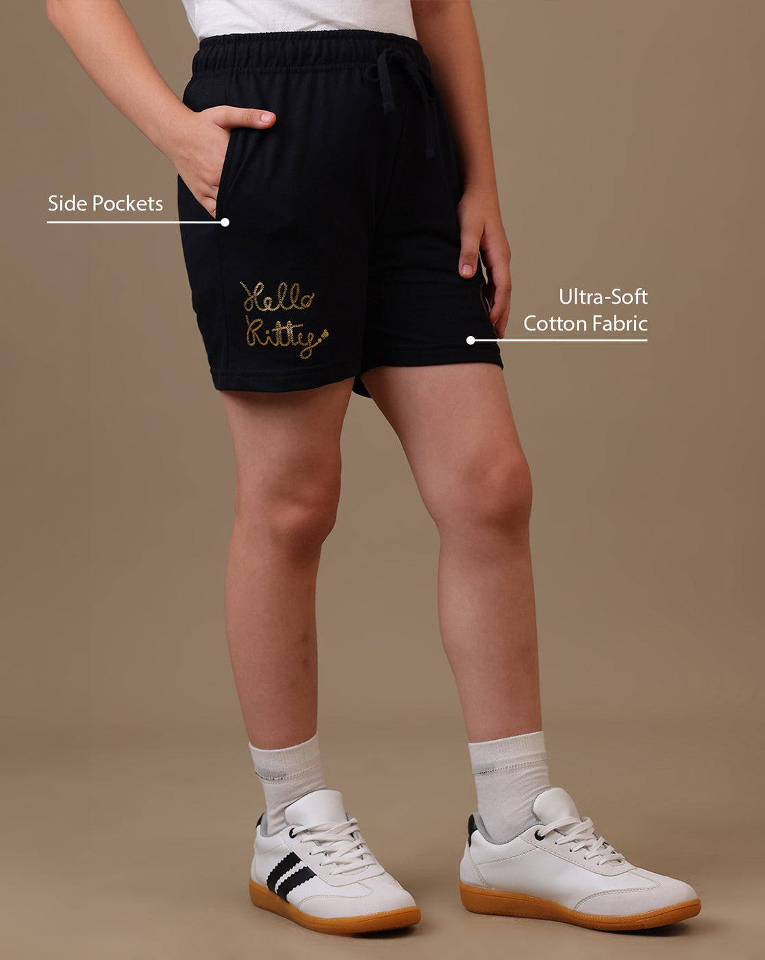 Hello Kitty  Regular Fit Shorts  Girls