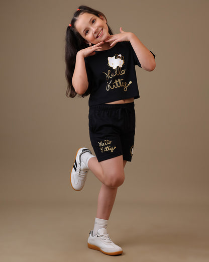 Hello Kitty  Regular Fit Shorts  Girls
