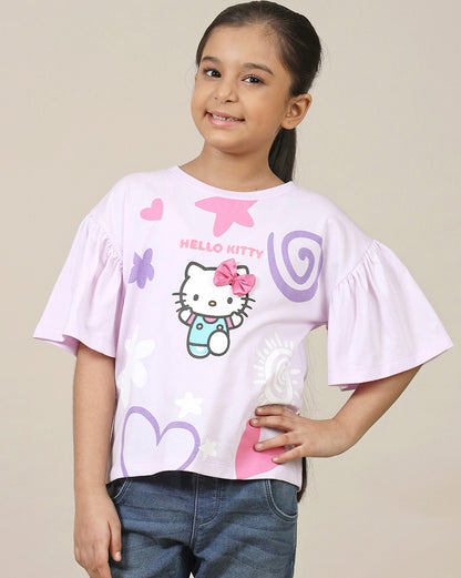 Hello Kitty  Relaxed Fit Tshirt  Girls