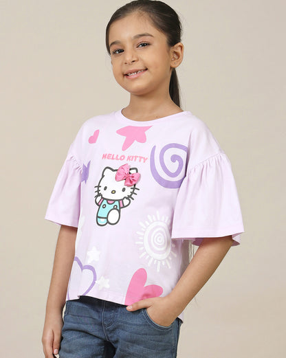 Hello Kitty  Relaxed Fit Tshirt  Girls