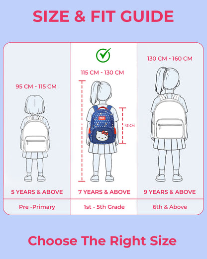 Sanrio Hello Kitty 17L Backpack  Kids Girls