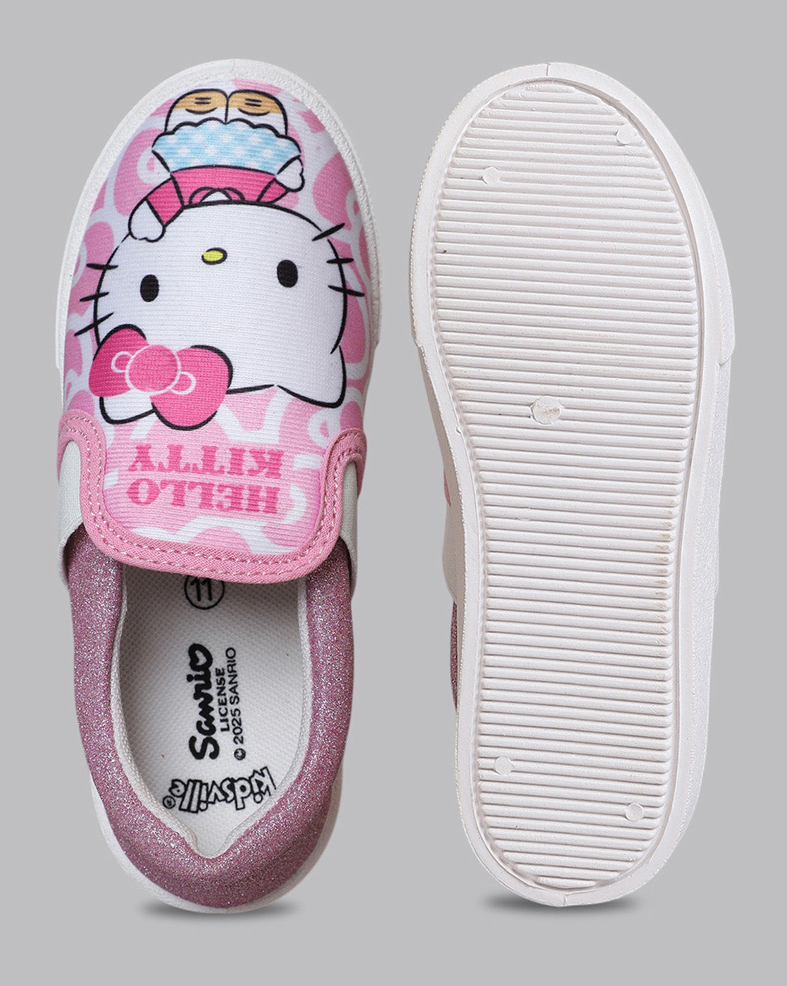 Hello Kitty Printed Canvas Shoes For Kids Girls