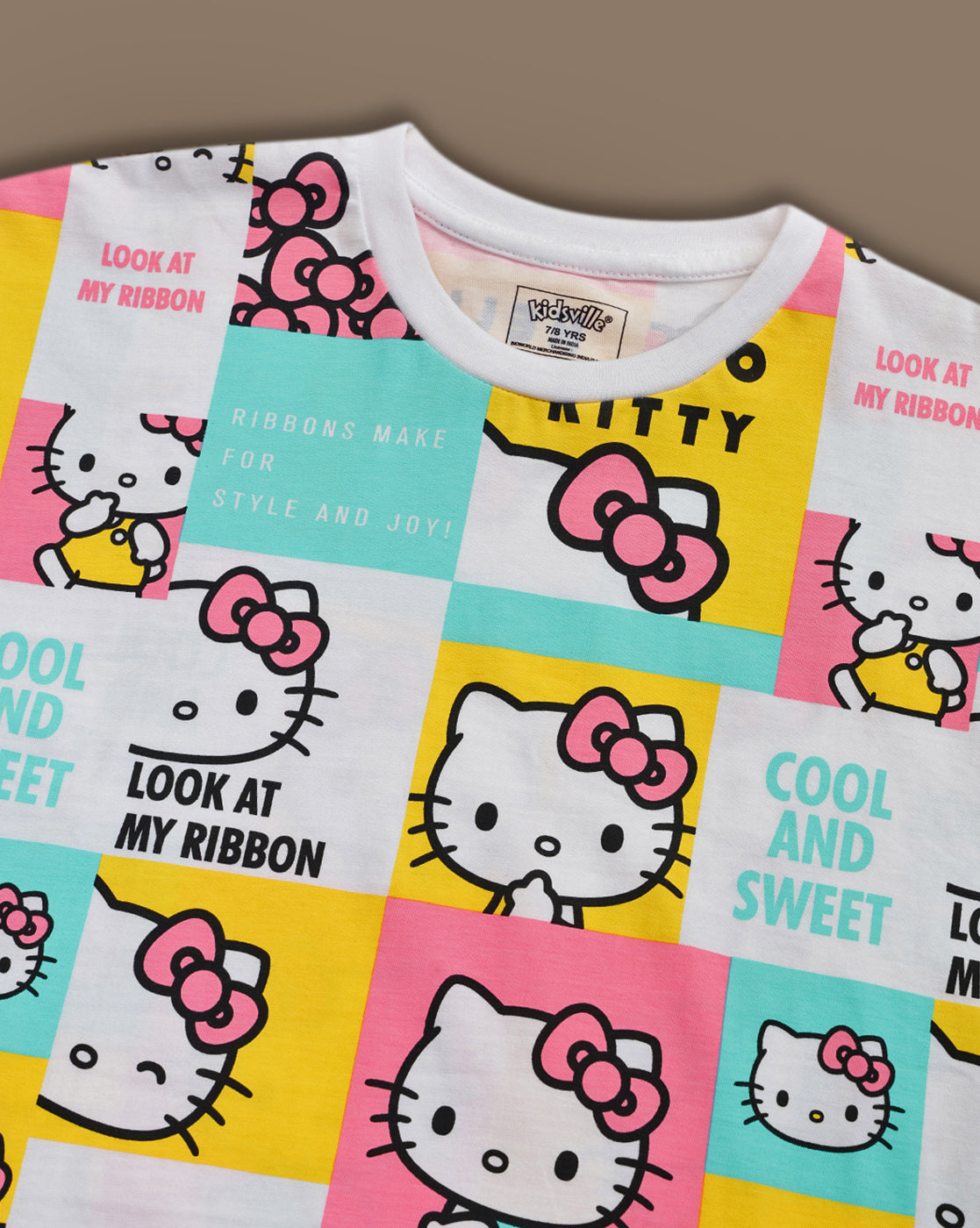 Hello Kitty  Relaxed Fit T-Shirt & Shorts Co-Ords Set  Kids Girls