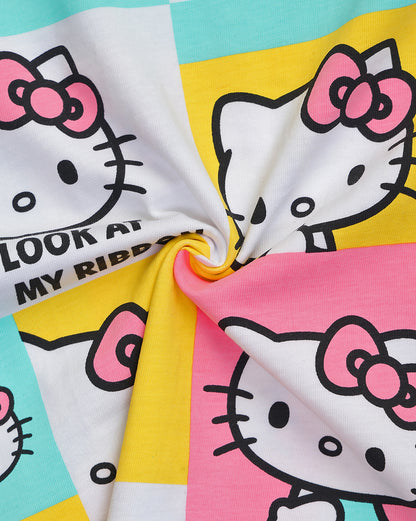 Hello Kitty  Relaxed Fit T-Shirt & Shorts Co-Ords Set  Kids Girls