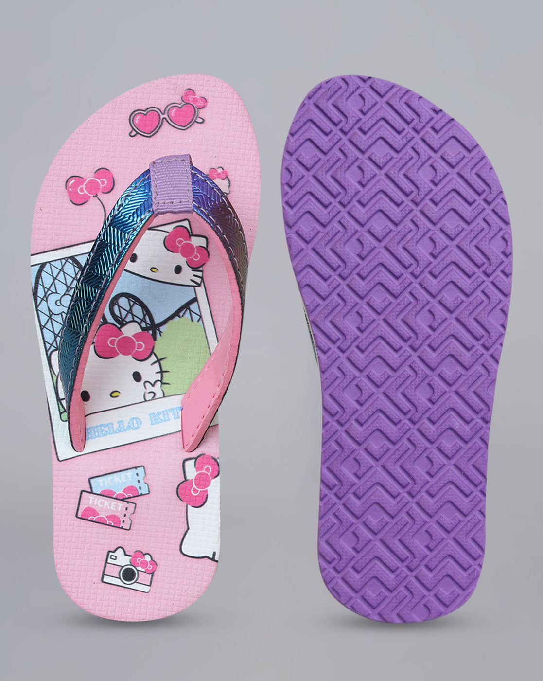 Hello Kitty Printed Flipflops for Girls