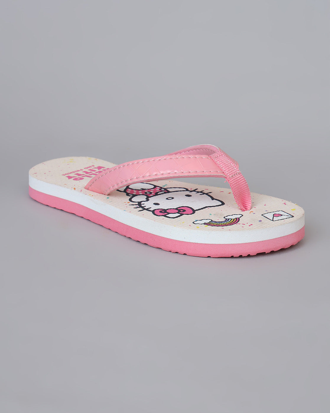 Hello Kitty Printed Flipflops for Girls