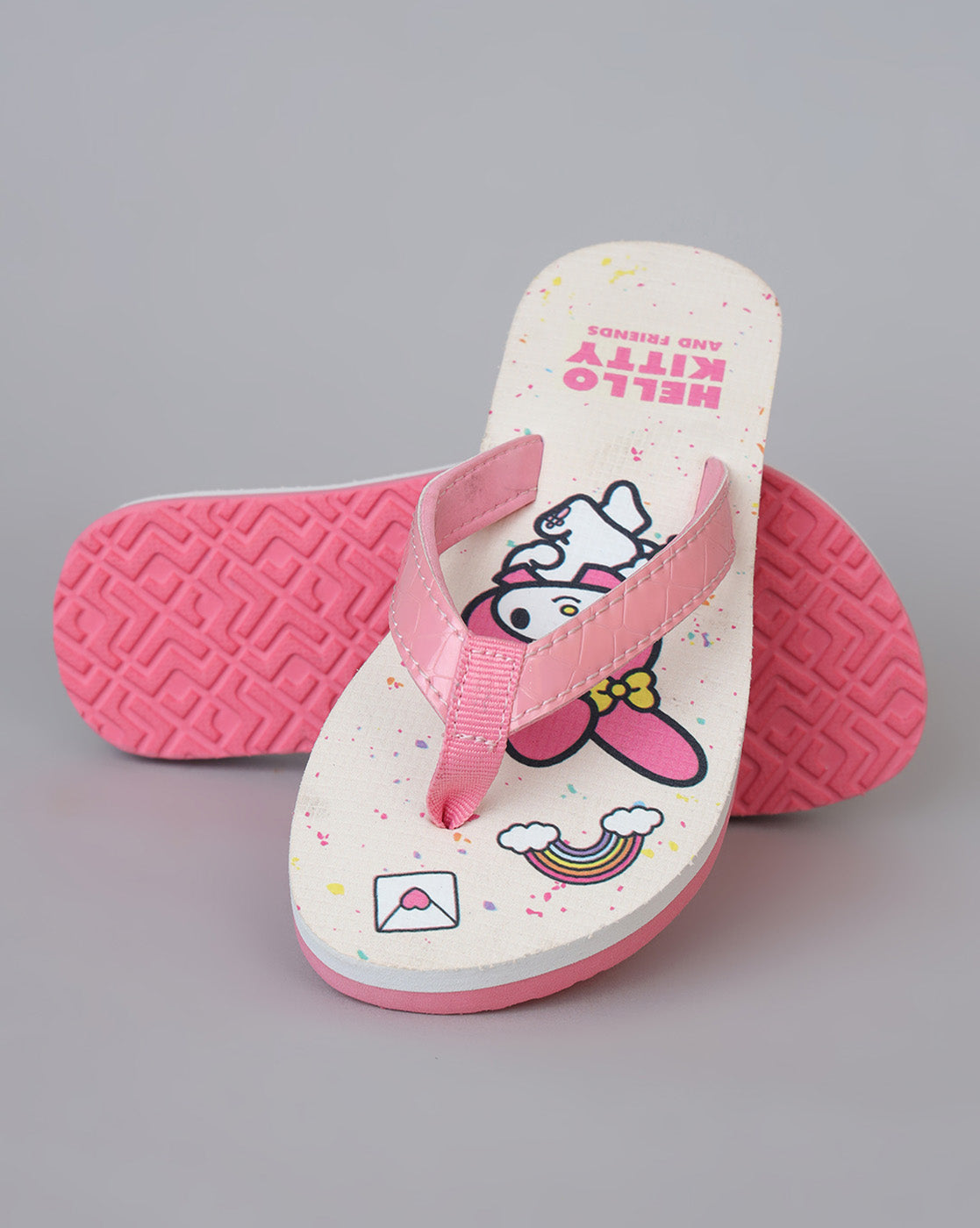 Hello Kitty Printed Flipflops for Girls