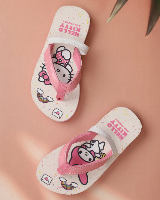 Hello Kitty Printed Flipflops for Girls