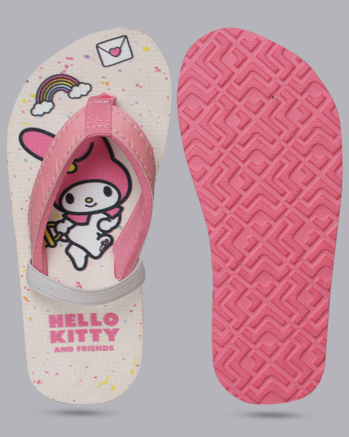 Hello Kitty Printed Flipflops for Girls