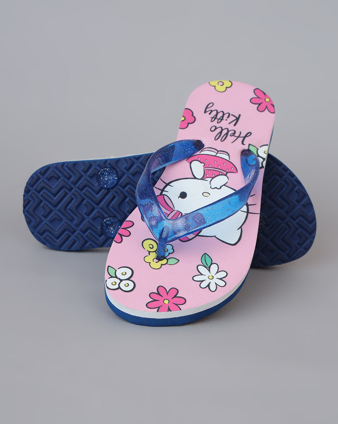 Hello Kitty Printed Flipflops for Girls