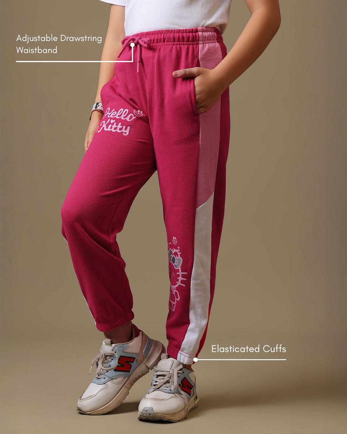 Hello Kitty Printed Regular Fit Jogger For Girls