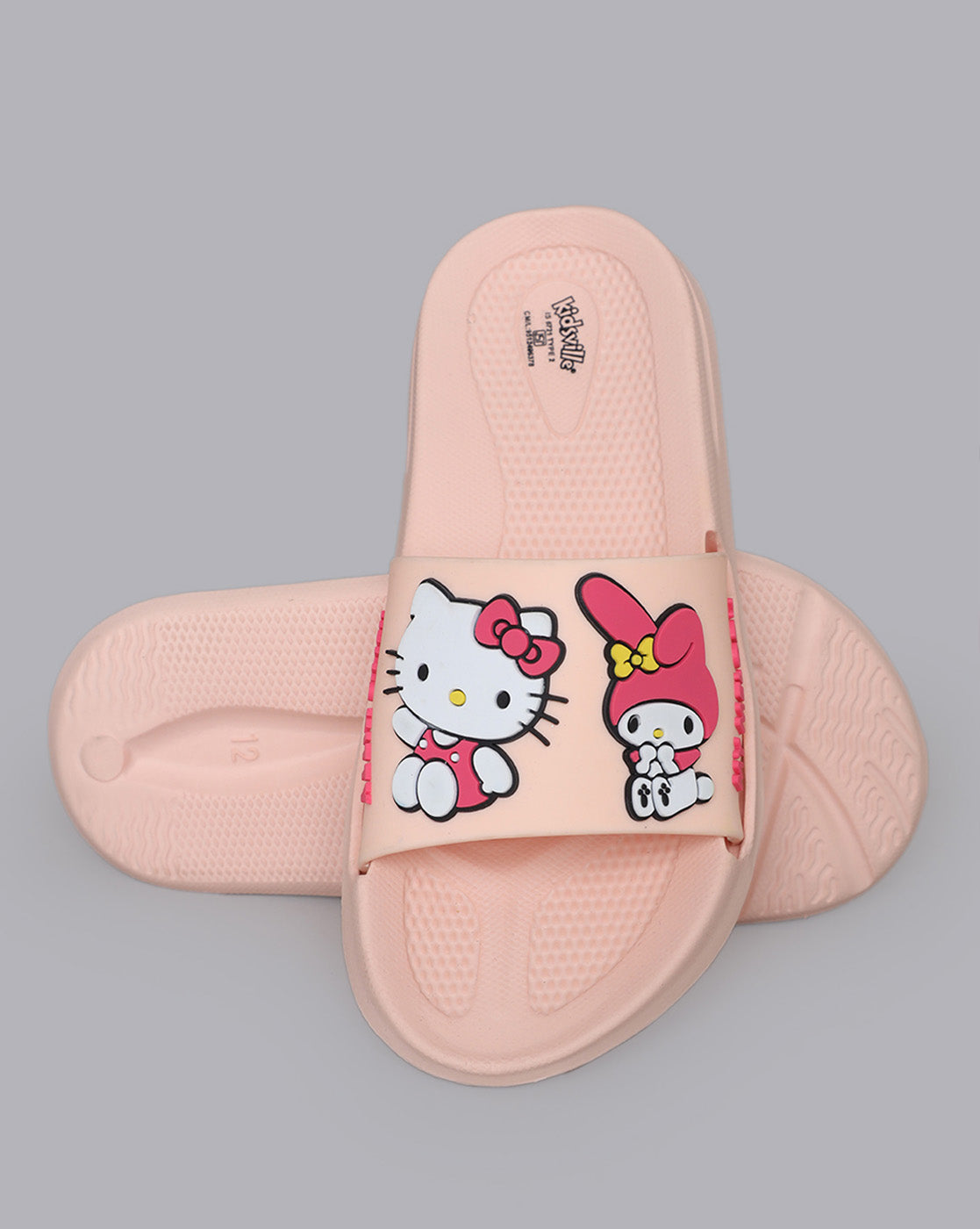 Hello Kitty Printed Sliders for Girls
