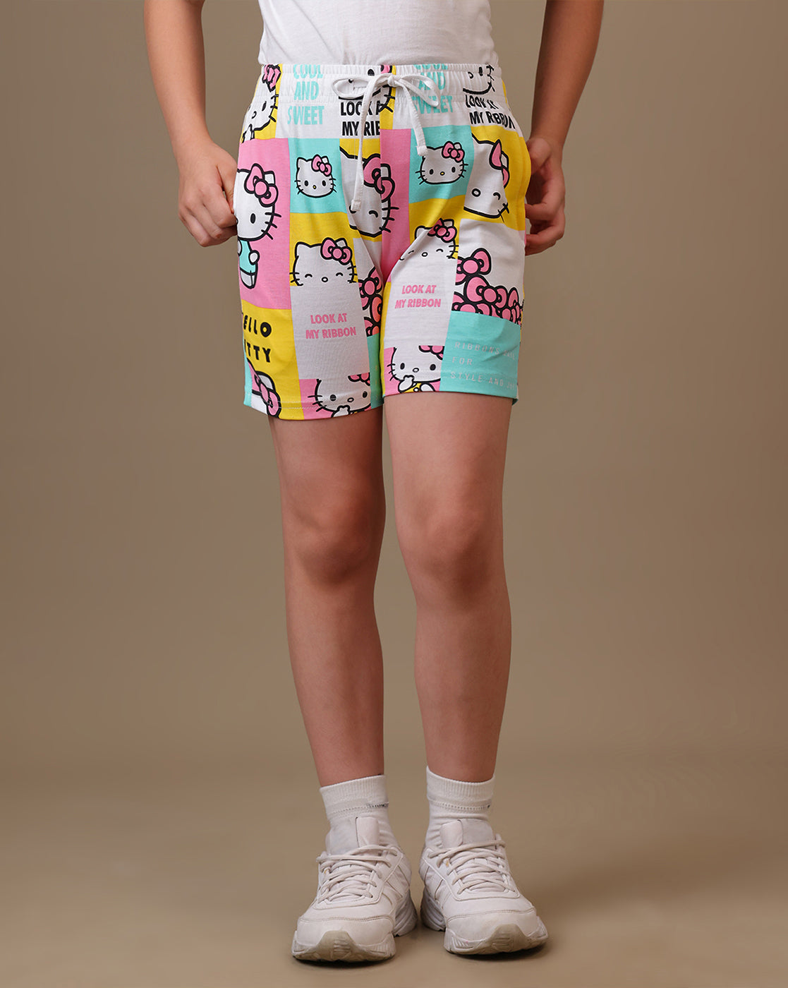 Hello Kitty  Regular Fit Shorts  Girls