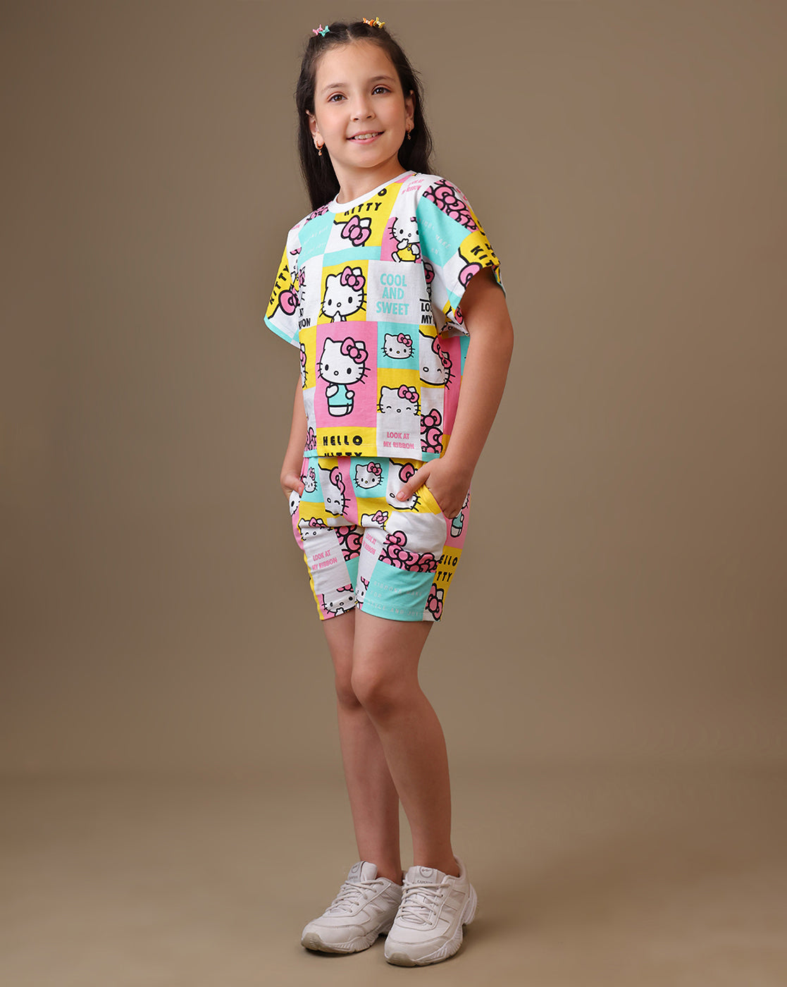 Hello Kitty  Regular Fit Shorts  Girls