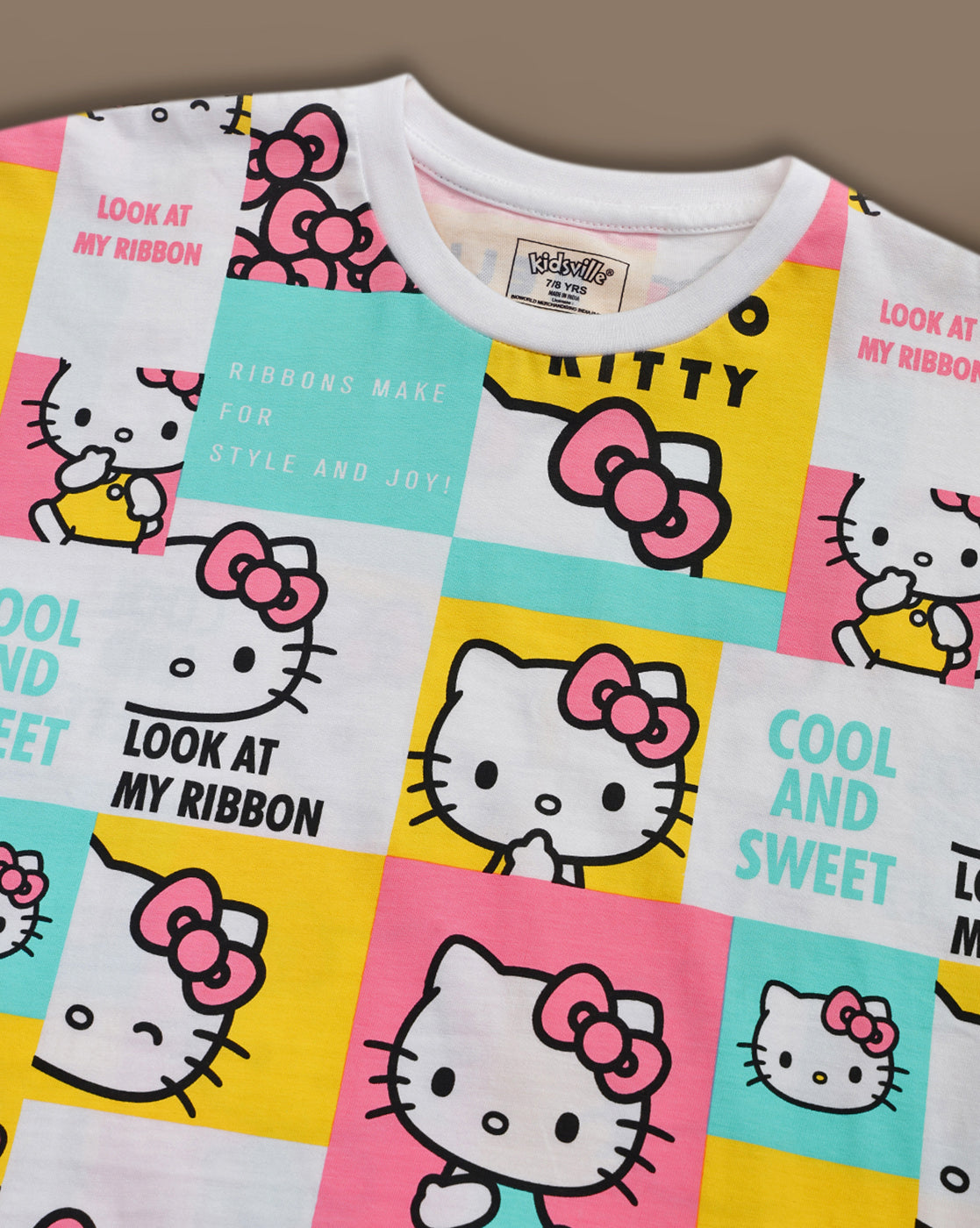 Hello Kitty  Relaxed Fit Tshirt  Girls