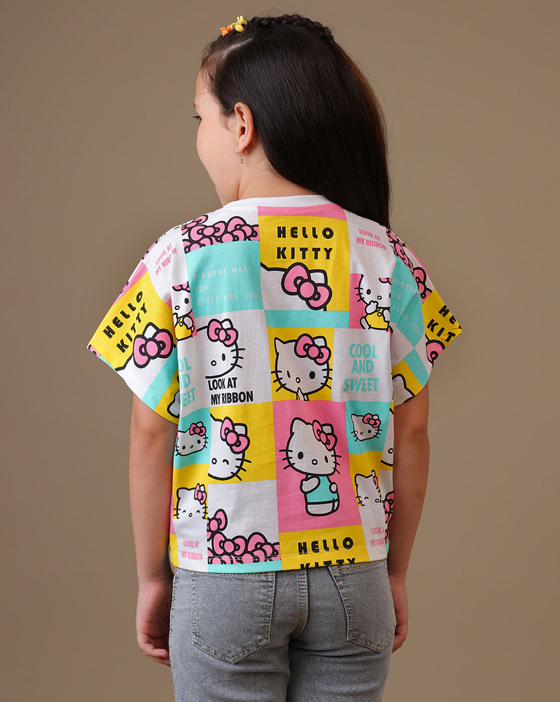 Hello Kitty  Relaxed Fit Tshirt  Girls