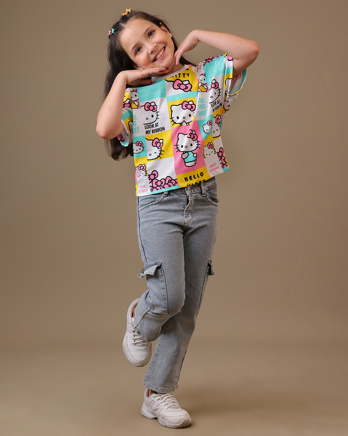 Hello Kitty  Relaxed Fit Tshirt  Girls