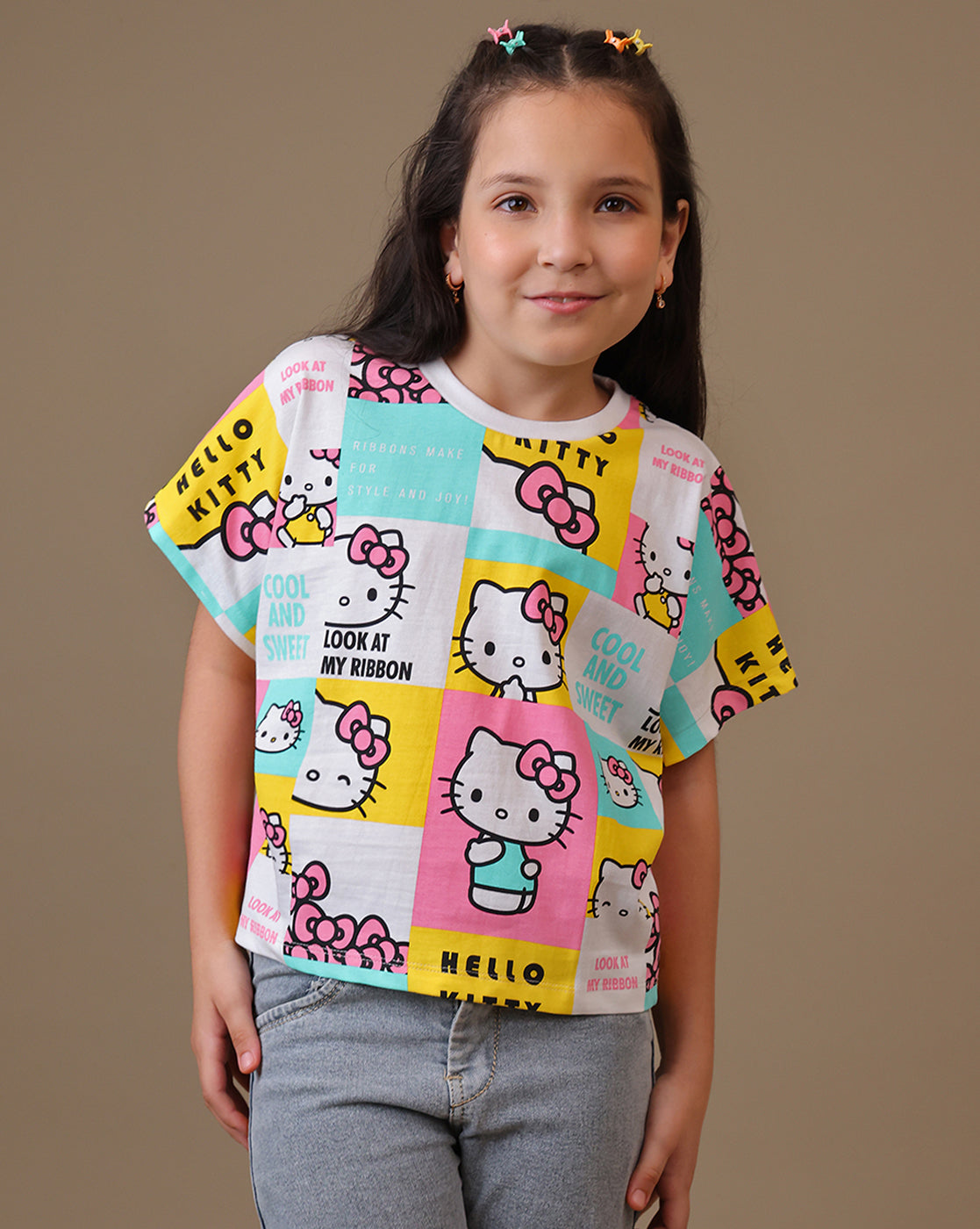 Hello Kitty  Relaxed Fit Tshirt  Girls