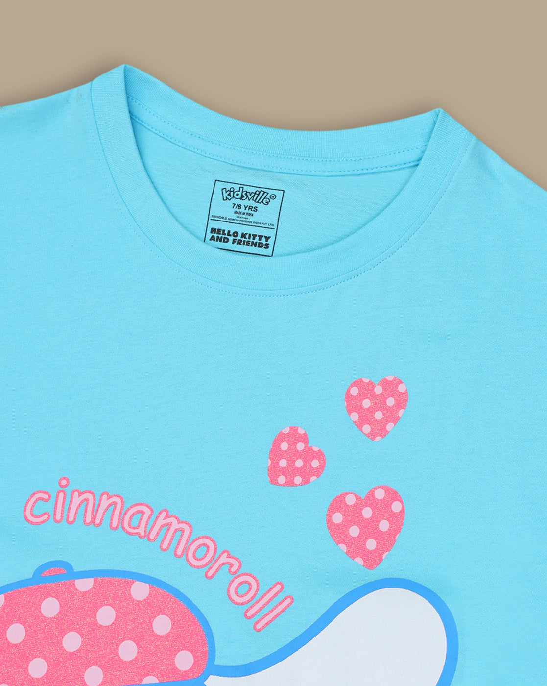 Hello Kitty Printed Relaxed Fit Tshirt For Girls