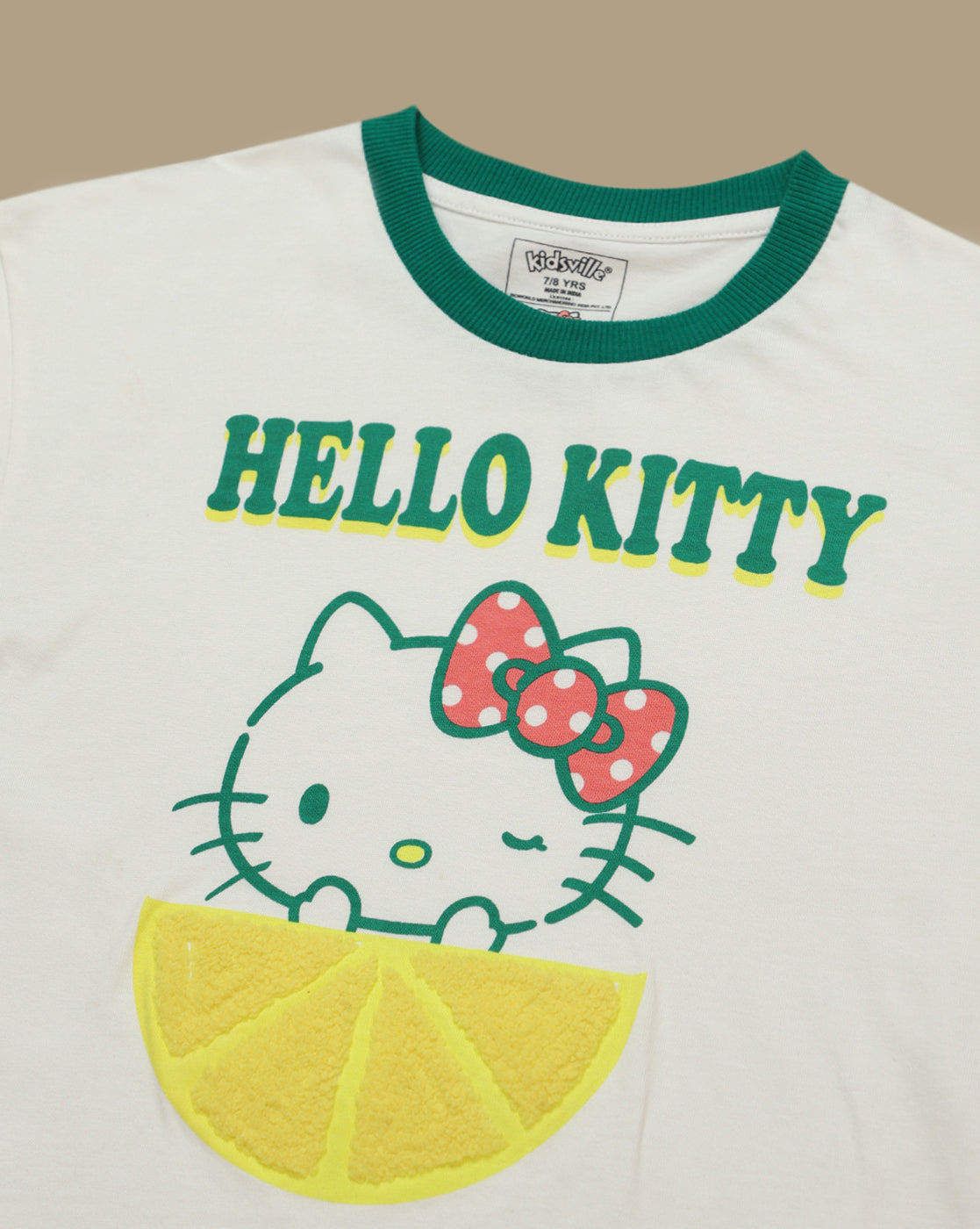 Hello Kitty Printed Relaxed Fit Tshirt For Girls