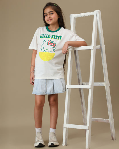 Hello Kitty  Relaxed Fit Tshirt  Girls