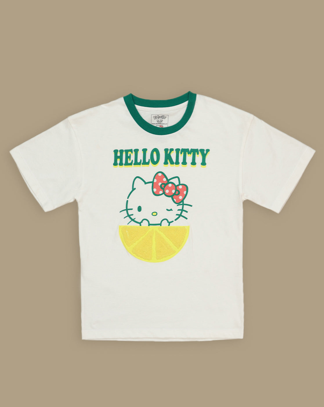 Hello Kitty Printed Relaxed Fit Tshirt For Girls