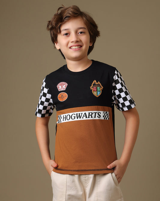 Hogwarts-Harry Potter  Regular Fit Tshirt  Boys