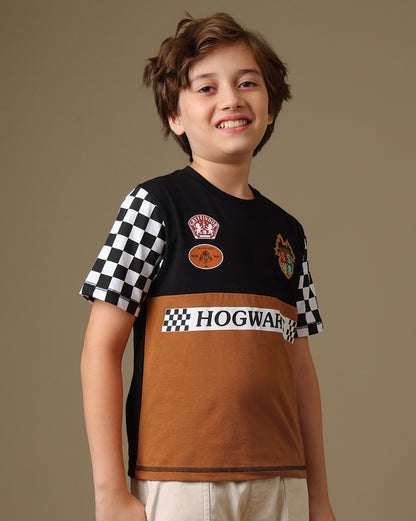 Hogwarts-Harry Potter  Regular Fit Tshirt  Boys