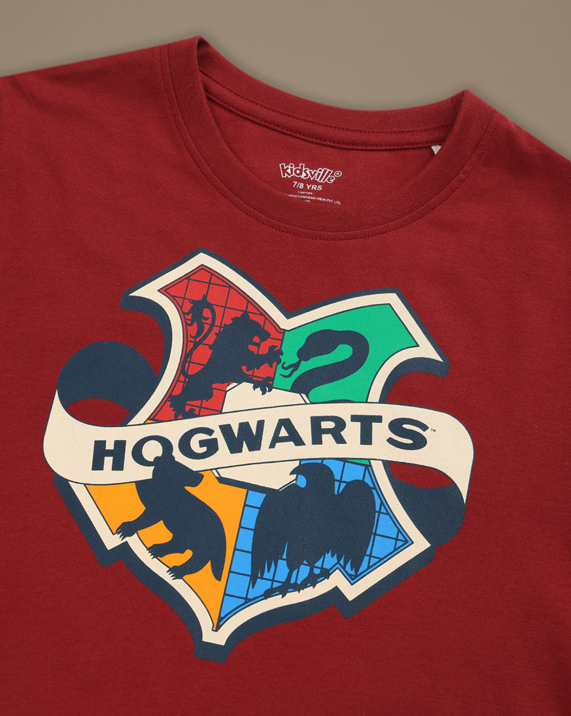 Harry Potter Hogwarts Regular Fit Tshirt Boys