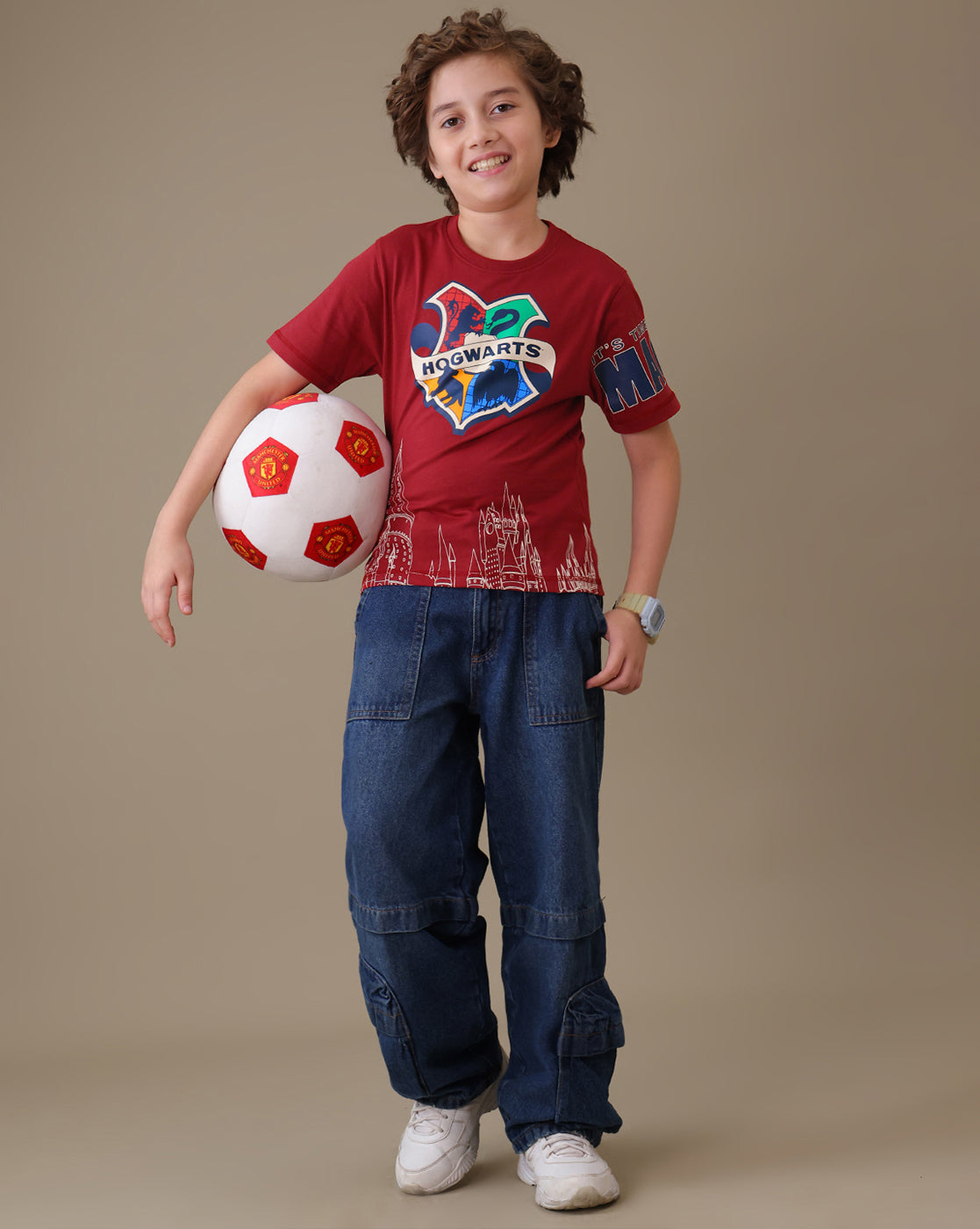 Harry Potter Hogwarts Regular Fit Tshirt Boys