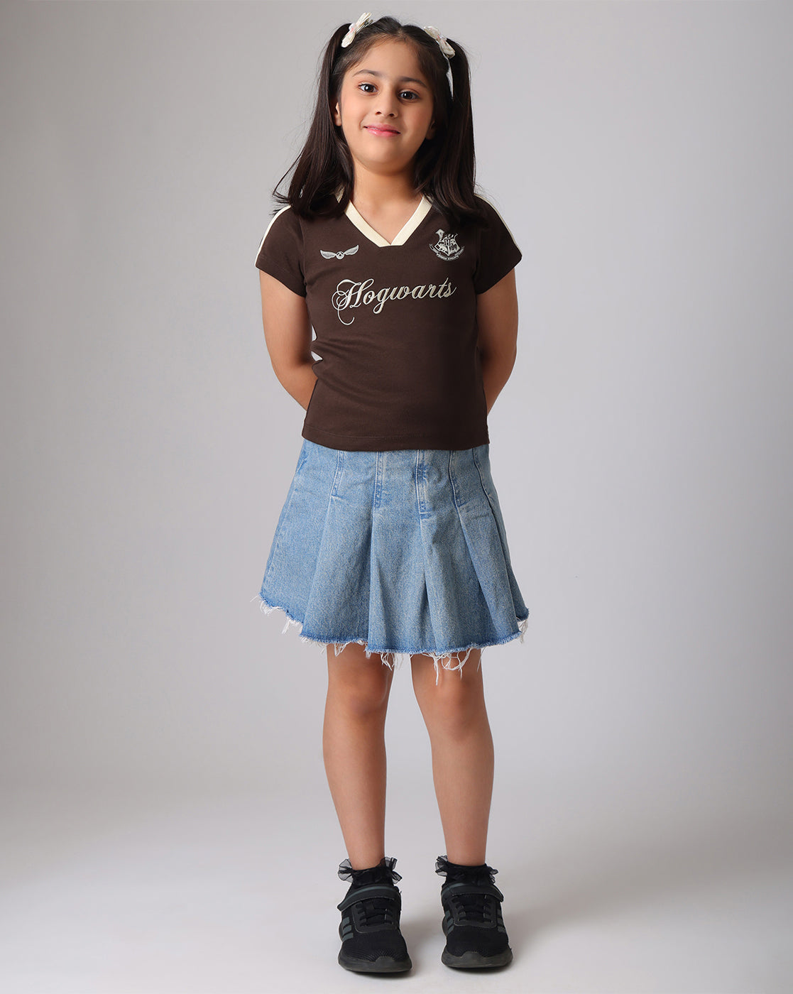 Harry Potter Hogwarts Slim Fit Tshirt Girls