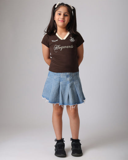 Harry Potter Hogwarts Slim Fit Tshirt Girls