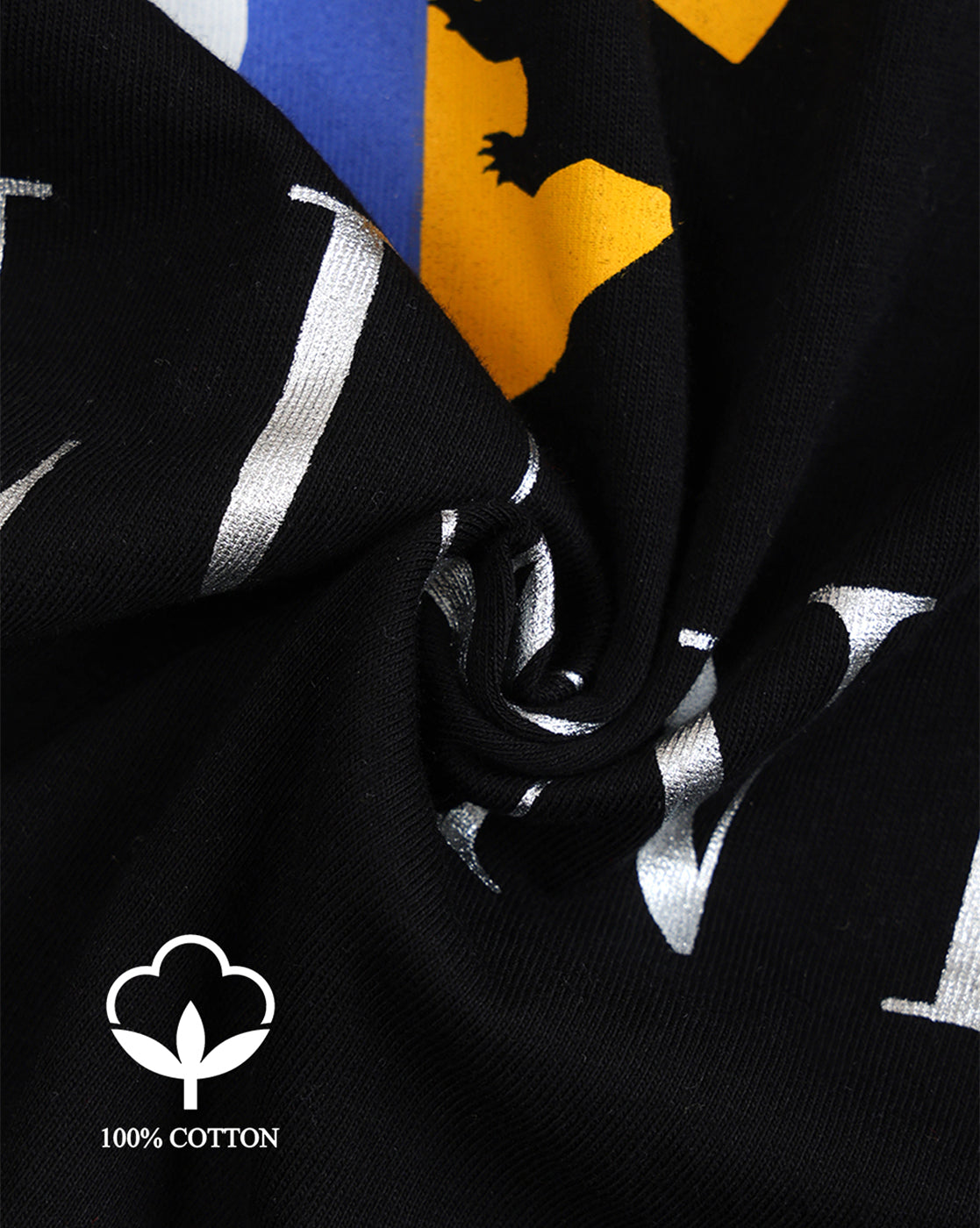 Hogwarts Printed Regular Fit Tshirt For Boys