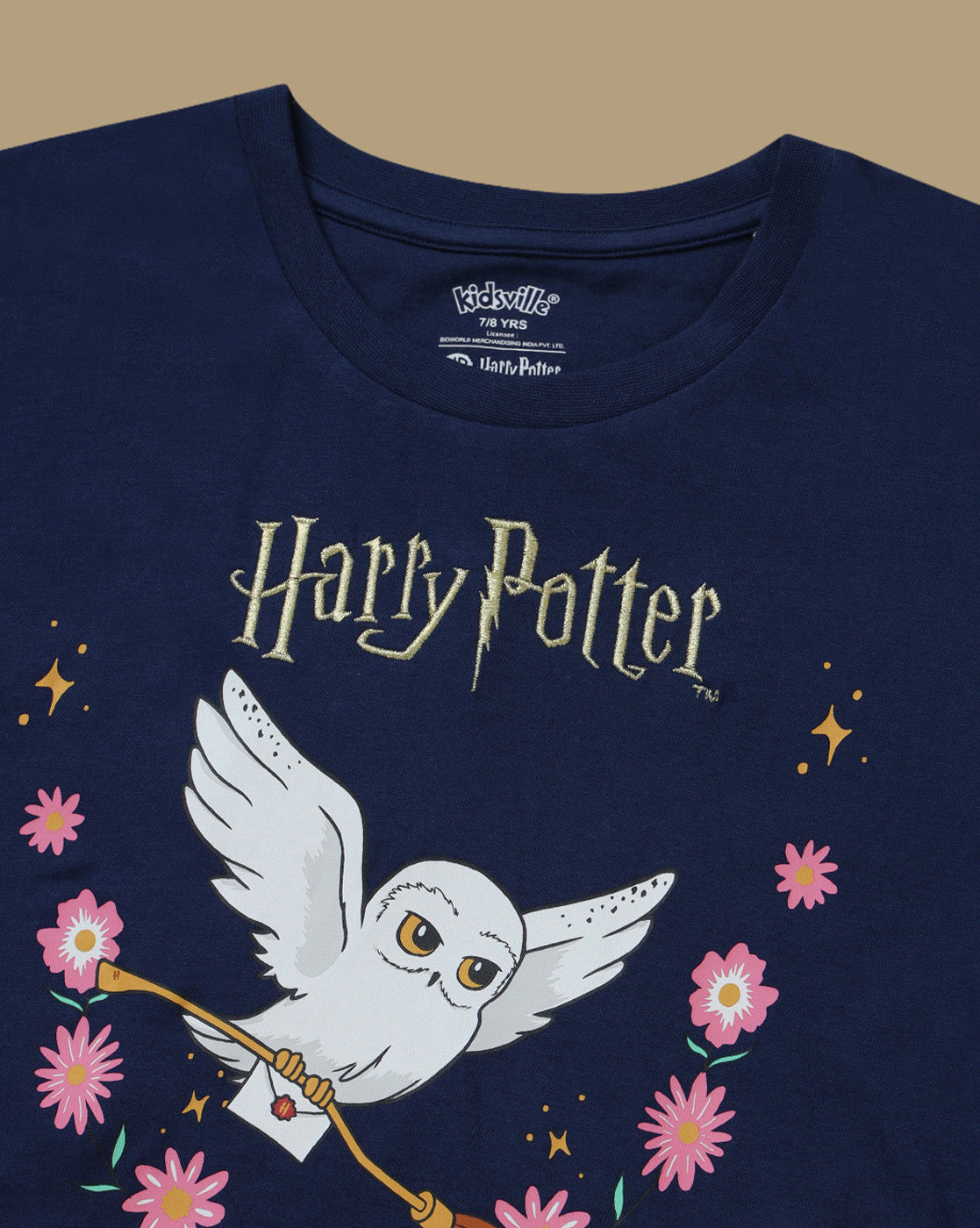 Harry Potter Printed Relaxed Fit Tshirt For Girls