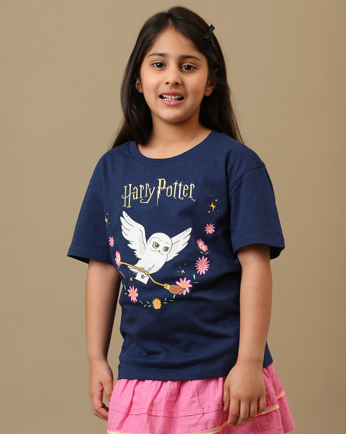 Harry Potter Printed Relaxed Fit Tshirt For Girls