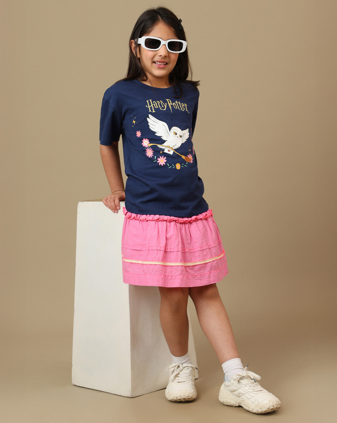 Harry Potter Printed Relaxed Fit Tshirt For Girls